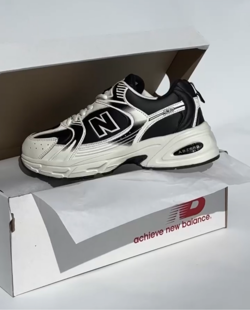 530 New Balance White Black 2025 – byshoesme