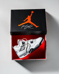 Jordan rétro 4 - White Cement 2025