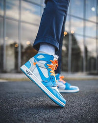 AIR JORDAN 1 RETRO HIGH OFF-WHITE UNIVERSITY BLUE