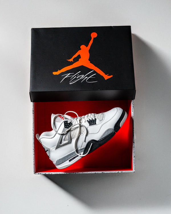 Jordan rétro 4 - White Cement 2025