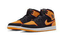 AIR JORDAN 1 MID FAT TONGUE BLACK ORANGE