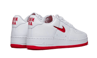 NIKE AIR FORCE 1 LOW ’07 RETRO COLOR OF THE MONTH JEWEL SWOOSH UNIVERSITY RED
