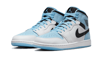 AIR JORDAN 1 MID SE ICE BLUE BLACK