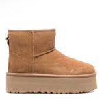 UGG® Classic Ultra Mini Platform Boots – Cream