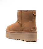 UGG® Classic Ultra Mini Platform Boots – Cream