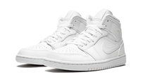 AIR JORDAN 1 MID TRIPLE WHITE