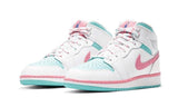 AIR JORDAN 1 MID WHITE PINK GREEN SOAR