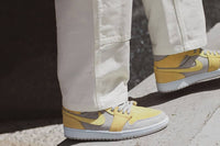 AIR JORDAN 1 MID MIXED TEXTURES YELLOW